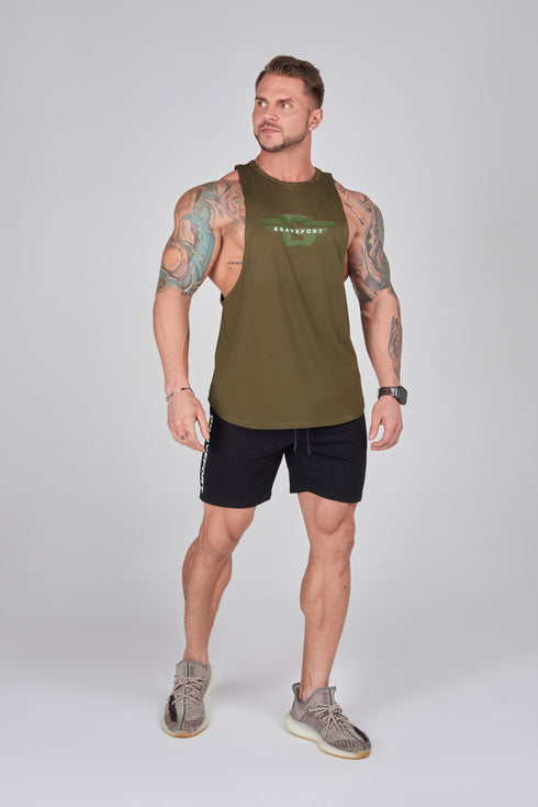 0517. Modal Core Cut-Off Tank / Olive